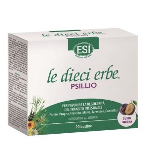 Le Dieci Erbe Psillo ESI 20 Bustine - Integratore di Psillio