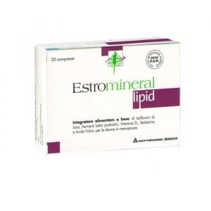 Estromineral Lipid - Integratore per Disturbi della Menopausa 20 Compresse