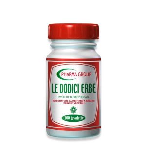 Le Dodici Erbe 100 Compresse - Integratore per Transito Intestinale