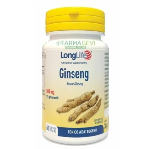 Longlife Ginseng 5% Integratore Alimentare 60 Capsule