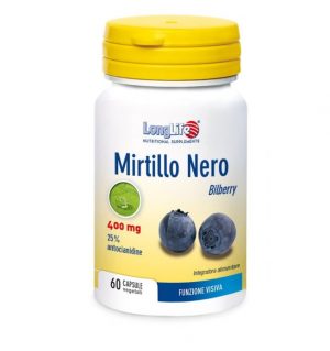 Longlife Mirtillo Nero 60 Capsule - Integratore per le Gambe Pesanti
