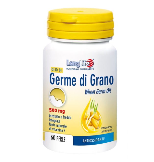 Olio di Germe di Grano Longlife 60 Perle - Integratore Antiossidante