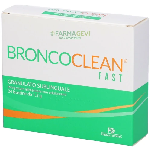 Broncoclean fast 24 Bustine – Integratore per Sistema Immunitario