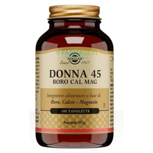 Donna 45 Solgar Boro Cal Mag 100 Tavolette – Integratore per la Donna