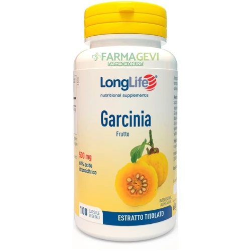 Longlife Garcinia – Integratore per Dimagrire 100 Capsule