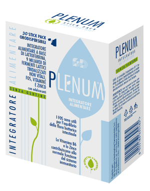 Plenum 30 Stick Pack - Integratore per Microbiota Intestinale