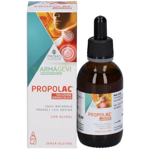 PropolAC Soluzione Idroalcolica per Gola e Cavo Orale – 50 ml