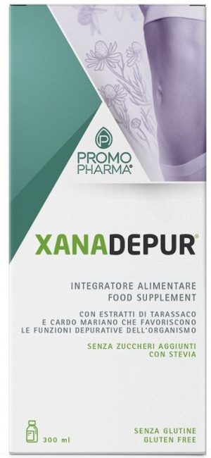 Xanadepur 300 ml Promopharma - Integratore di Tarassaco e Cardo Mariano