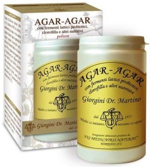 Agar-Agar Dr. Giorgini con Fermenti Lattici e Clorofilla 150 Grammi
