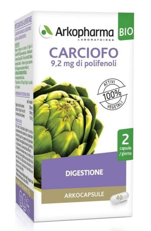 Carciofo Arkopharma 40 Capsule - Integratore per Funzione Epatica