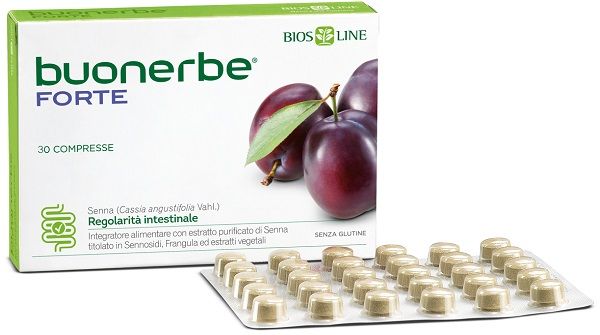 Buonerbe Forte 30/60/90 Compresse con Prugna per il Transito Intestinale