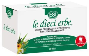 Le Dieci Erbe Tisana al Finocchio e Liquirizia per Stitichezza 20 filtri