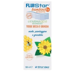Fluistar Sciroppo Bambini per Tosse Secca e Grassa 180 ml