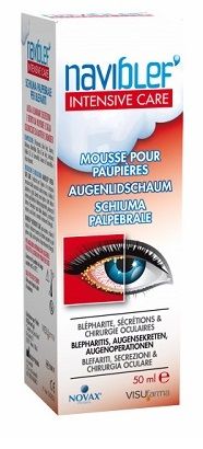Naviblef Intensive Care Schiuma Palpebrale per Secrezioni Oculari 50 ml