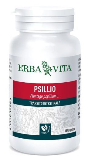 Erba Vita Psillio 60 Capsule - Integratore per Regolarità Intestinale