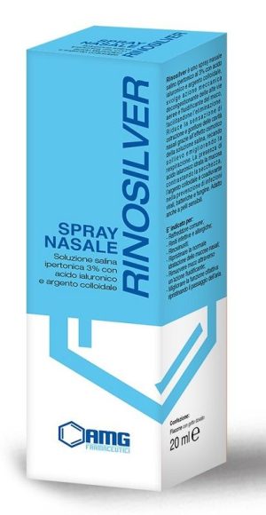 Rinosilver Spray Nasale - Soluzione Salina Ipertonica 3% 20 ml