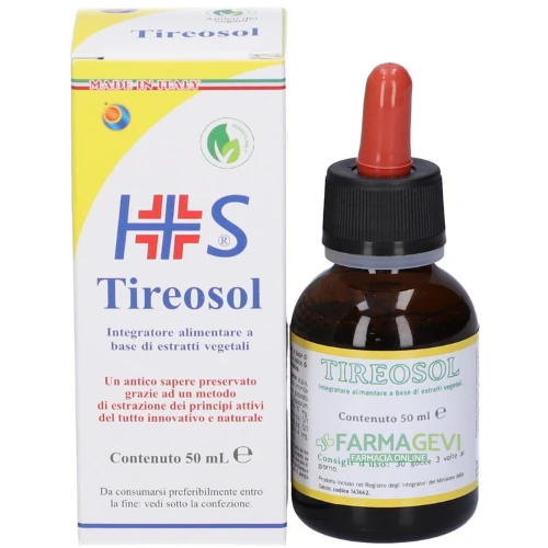 Tireosol Gocce Herboplanet 50ml – Integratore per Tiroide