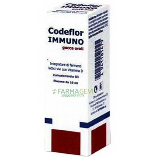 Codeflor Immuno Gocce da 10 ml 4,8 Grammi – Integratore per Coliche Gassose