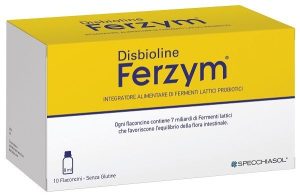 Disbioline Ferzym 10 Flaconcini - Fermenti Lattici + Pappa Reale