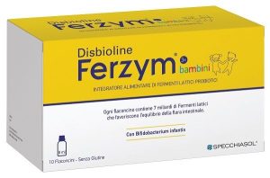 Disbioline Ferzym Bambini Gocce -10 Flaconcini da 8 ml