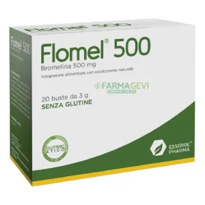 Flomel 500 20 Bustine – Integratore a base di Bromelina
