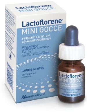 Lactoflorene Mini Gocce da 6 ml - Fermenti Lattici Vivi