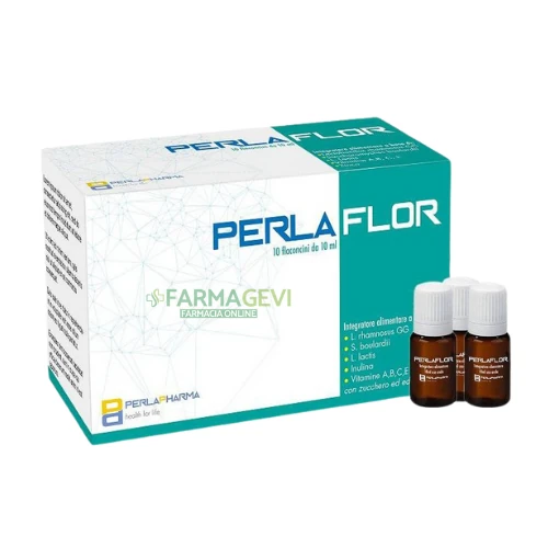Perlaflor 10 Flaconcini 10ml – Integratore Flora Batterica Intestinale