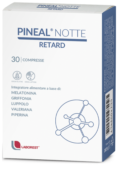 Pineal Notte Retard 30 Compresse - Integratore per gli Effetti del Jet-Lag