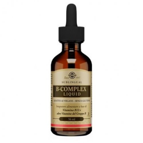 B-Complex Liquid Solgar 56ml - Integratore per Affaticamento