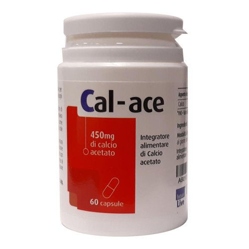 Cal-Ace Calcio Acetato 60 Capsule - Integratore Alimentare
