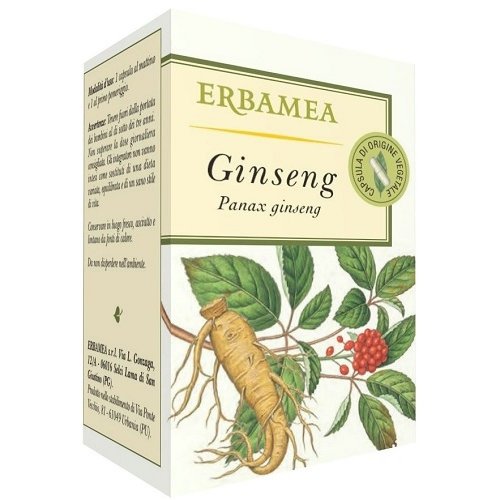 Ginseng Erbamea 50 Capsule - Integratore con Proprietà Tonico-Adattogene