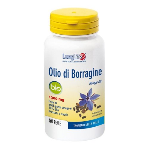 Longlife Olio Borragine 500 mg - 60 Perle Biologiche
