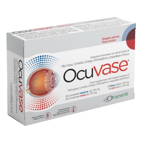 Ocuvase 30+30 Compresse - Integratore di Mirtillo per gli Occhi