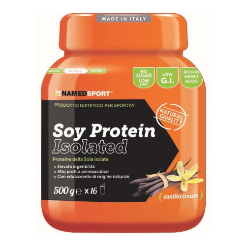 Soy Protein Isolate Vanilla Named Sport 500 Grammi - Proteine in Polvere di Soia