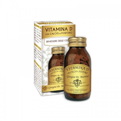 Vitamina D con Calcio e Fosforo Dr. Girogini 150 Pastiglie - Integratore Alimentare