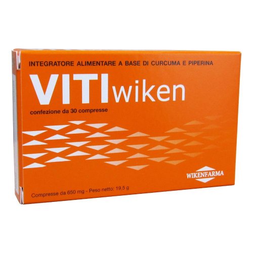 VITIwiken 30 Compresse - Integratore di Curcuma e Piper Nigrum