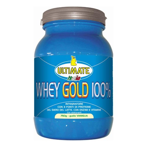 Whey Gold 100% Vaniglia Ultimate 750 Grammi - Proteine del Siero del Latte Idrolizzate
