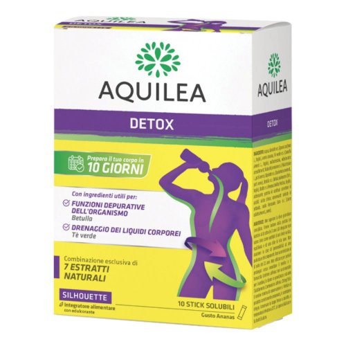 Aquilea Detox 10 Stick - Integratore Depurativo Naturale