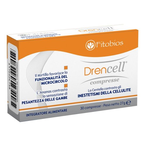 Drencell 30 Compresse Fitobios - Integratore di Ananas per Cellulite