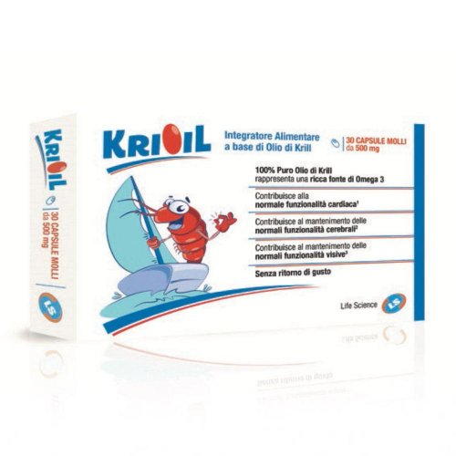 Krioil 30 Capsule - Integratore a Base di Olio di Krill Antartico