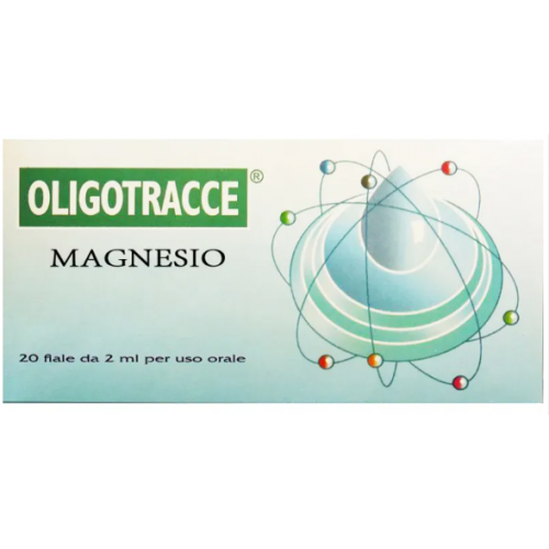 Oligotracce Magnesio 20 Fiale 2 ml - Integratore per Stanchezza e Irritabilità