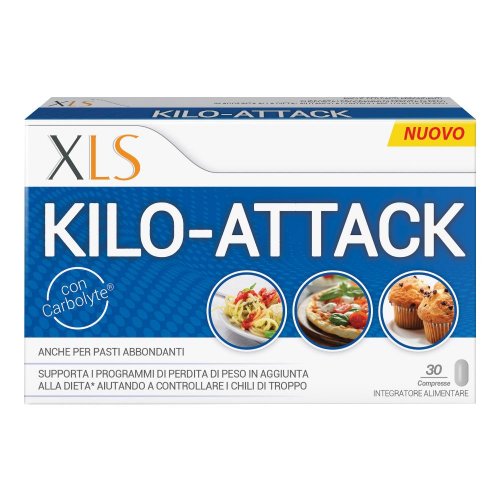 XLS Kilo-Attack 30 Compresse - Integratore Naturale per la Fame Nervosa
