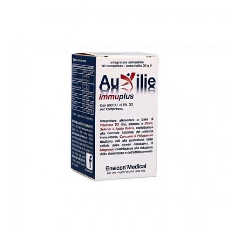 Auxilie Immuplus Deglutibile 30 Compresse - Integratore Immunostimolante