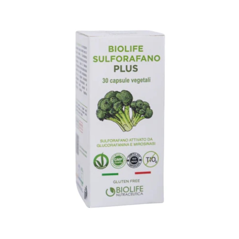 Biolife Sulforafano Plus 30 Capsule - Integratore per Sistema Immunitario