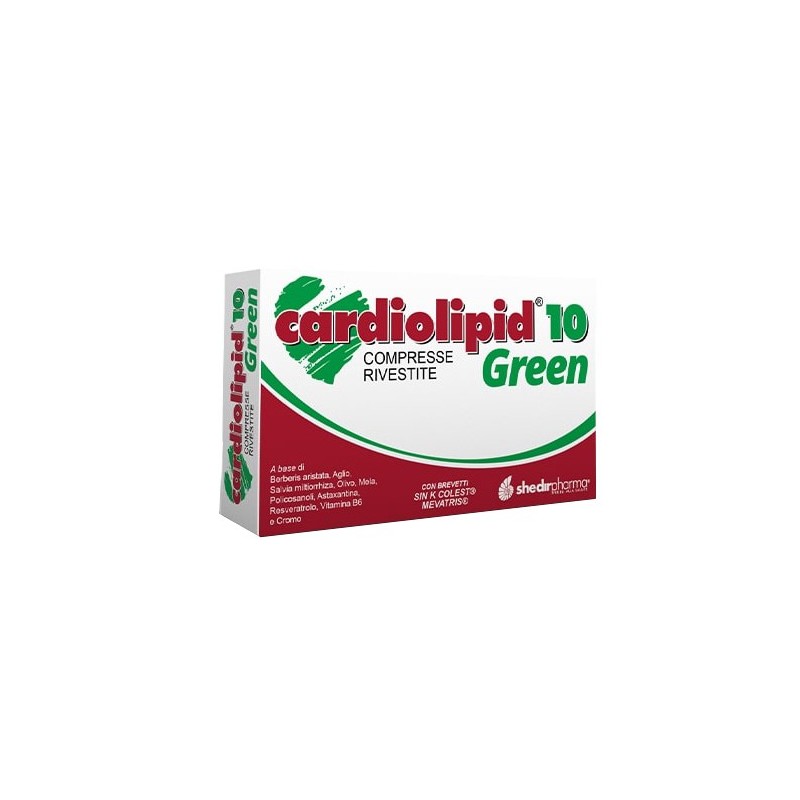 Cardiolipid 10 Green 30 Compresse - Integratore per la Pressione Arteriosa