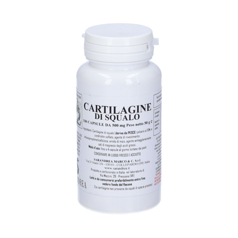 Cartilagine Di Squalo Sarandrea Marco 100 Capsule - Integratore per le Articolazioni