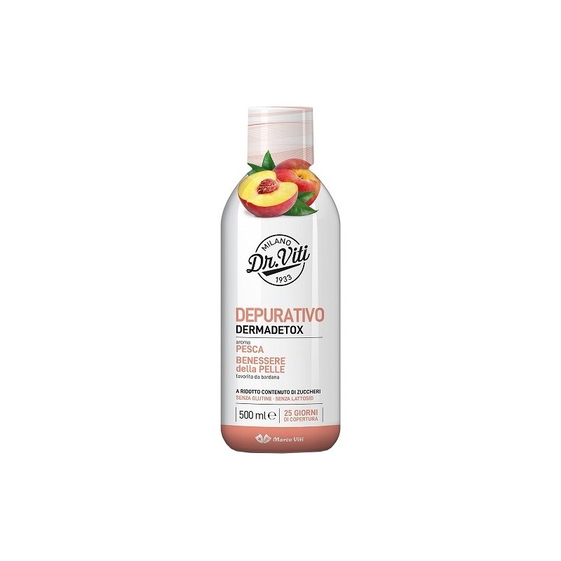 Depurativo Dermadetox Pesca Marco Viti 500 ml - Integratore per la Pelle