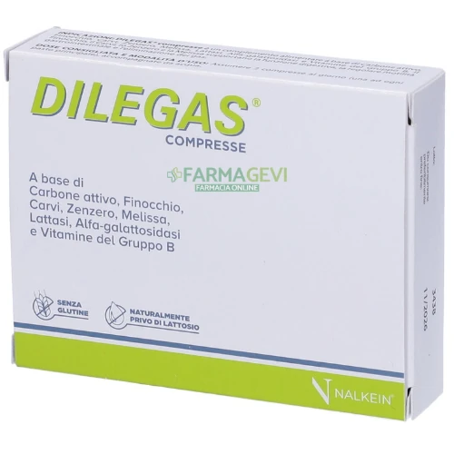 Dilegas 30 Compresse – Integratore per la Motilità Intestinale