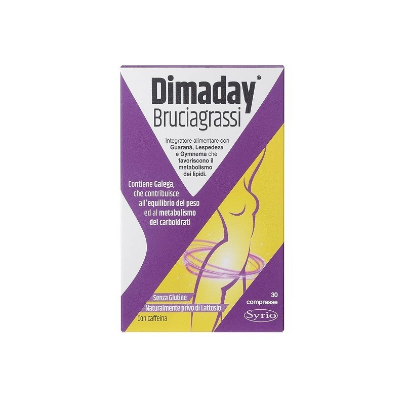 Dimaday Bruciagrassi 30 Compresse - Integratore Brucia Grassi