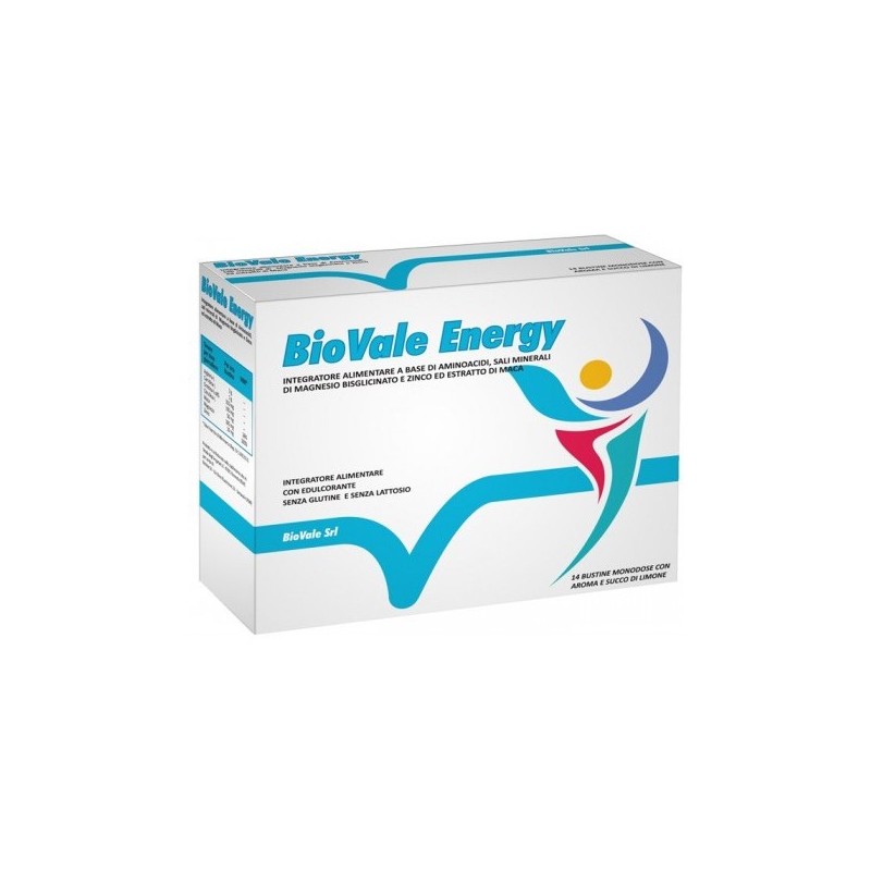 Biovale Energy 14 Bustine - Integratore Energizzante con Estratto di Maca